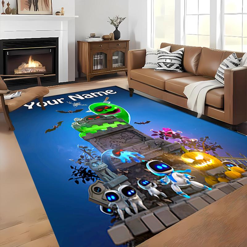 Custom personalization Astro Bot Area Rug - Perfect For Kitchen, Bathroom,Laundry Room Decor Large Size Available,Gift All Seasons