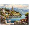 DIY 3D Diamond Painting Port Boat Embroidery Cross Craft Stitch Home Decor