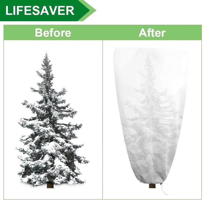 Очень большой размер Чехол для растений Зимний теплый чехол Мешок для защиты растений дерева и кустарника Защита от мороза Для садовых растений дерева