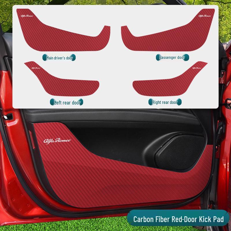 Накладка на порог двери Alfa Romeo Stelvio/Giulia - Улучшение защиты интерьера