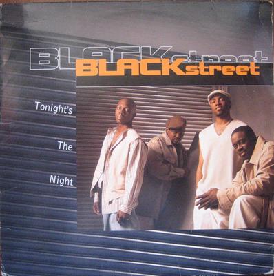 12-дюймовая пластинка BLACKSTREET - Tonight's The Night 095740 Interscope Reco 1995 США Рэп и хип-хоп/R&B Б/У