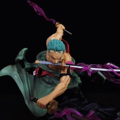 Фигурка Zoro «Три Тысячи Миров» из One Piece: Модель стиля Трех Мечей - Идеальное украшение в подарок на день рождения