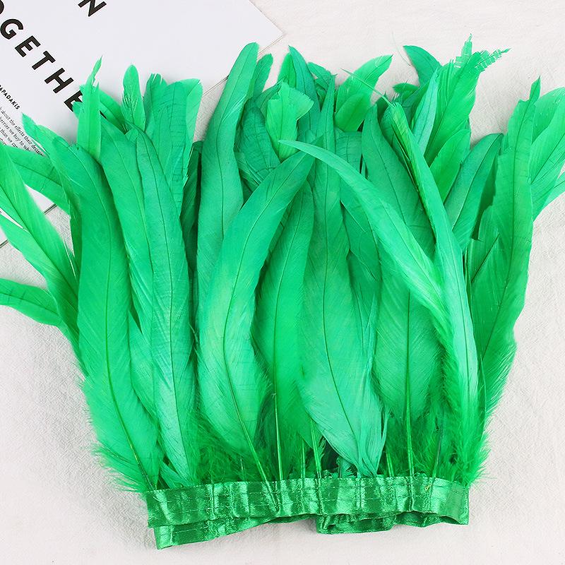 25-30 см полоски ткани с перьями для украшения сценического костюма своими руками