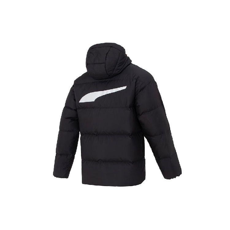 Puma Однотонная повседневная куртка с капюшоном и длинными рукавами, мужская куртка, черная 624529-01