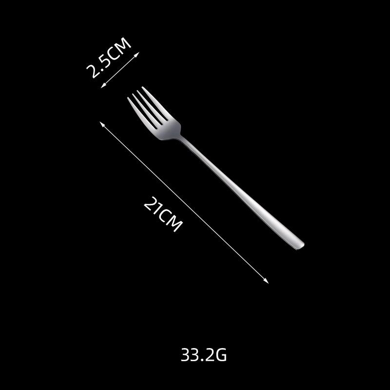 HANYANG 316 Ложка и вилка из нержавеющей стали Товары для дома Удлиненная ручка Маленькая ложка для супа Перемешивание Десертная вилка Ужин Суповая ложка