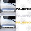 Для автомобиля Pajero 3D Металлические Буквы Логотип Значок Наклейки Стикер Автомобиль Авто Задний Багажник Алфавит Эмблема Стайлинг Наклейки
