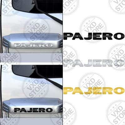Для автомобиля Pajero 3D Металлические Буквы Логотип Значок Наклейки Стикер Автомобиль Авто Задний Багажник Алфавит Эмблема Стайлинг Наклейки