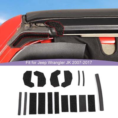 Комплект для ремонта герметизации протечек крыши автомобиля для Jeep Wrangler JK 2007-2017 Hard Top Rubber Weather Seal Leak Proofing Kit