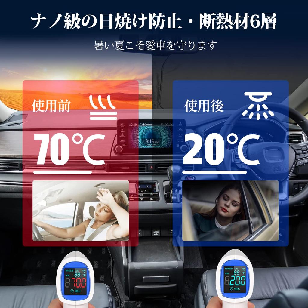 Coleya Sunshade for Honda Odyssey RC Series 5th Car Front Shade Sunshade Sun UV Heatstroke High Temperature Easy Car Interior Includes Storage Bag