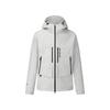 Fashion Letter Hiking Waterproof Hooded Long Sleeve Jacket Men Jackets Light-Gray C30067