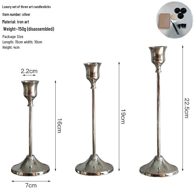 Скандинавская свеча для ароматерапии в стиле легкой роскоши с золотым подсвечником - Идеально для романтических ужинов и элегантного декора стола