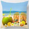 Beach, Landscape Prints, Pillow Covers, Home Decor, Car Sofa Cushion Covers
