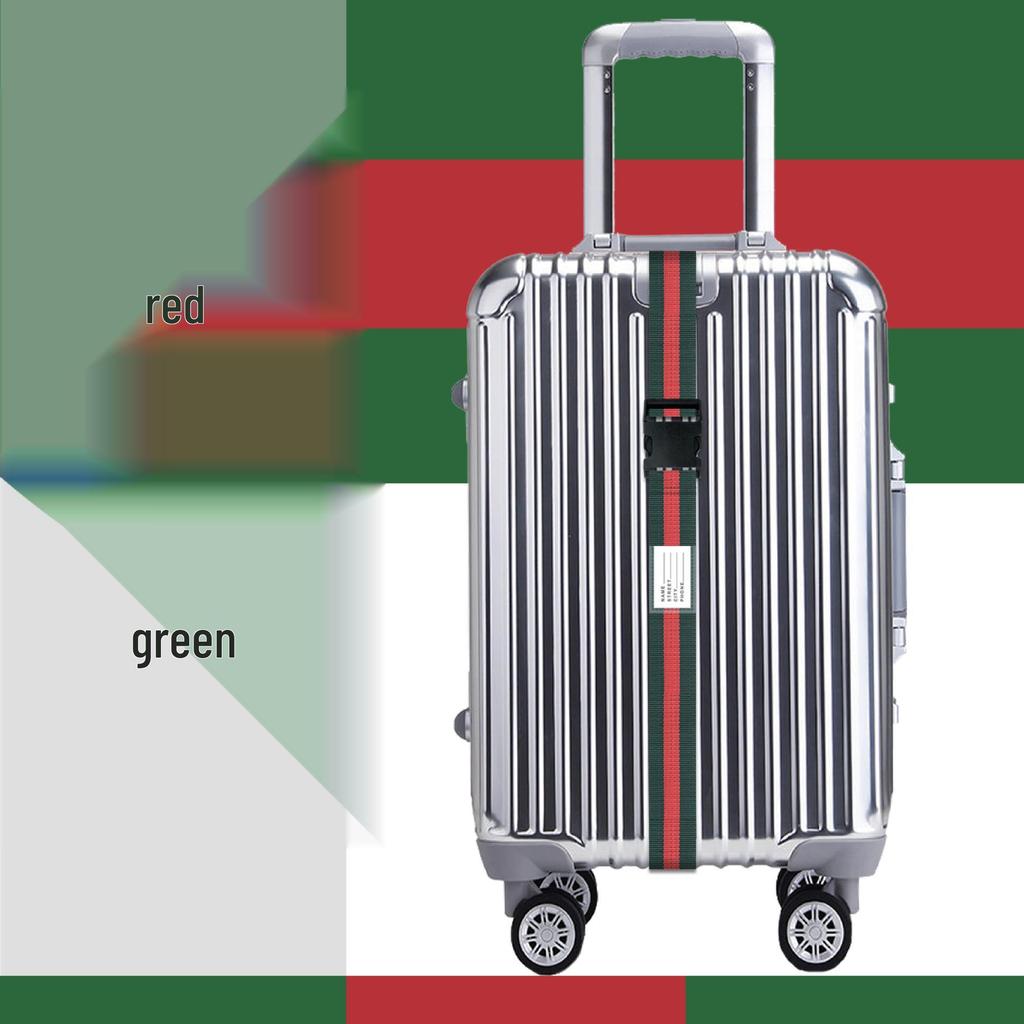 Однословный ремень для багажа с пряжкой: Надежный упаковочный ремень с фиксацией для чемоданов и тележек для трансграничных путешествий