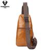 Humerpaul Мужская кожаная нагрудная сумка большой емкости для нагрудной сумки для мобильного телефона 30*17,5*8 см