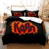 KoRn Raw Dark Gothic 90-е Underground Nu Metal Хоррор Эстетика Тяжелый Рок Комплект Постельного Белья Пододеяльник + 2 Наволочки Для Любого Сезона