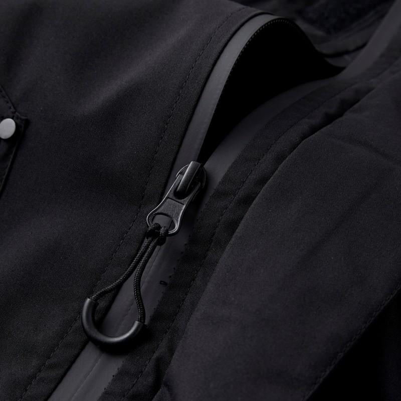 Весенне-осенняя модная уличная куртка из жесткого материала, мужская ветрозащитная водонепроницаемая рабочая куртка с диагональной маленькой сумкой