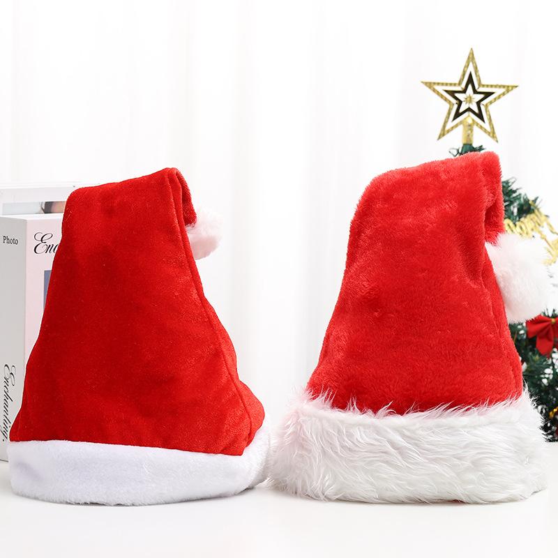 Взрослая новогодняя шапка с шаром, высококачественная новогодняя шапка, теплая, мягкая, плюшевая, детская, высококачественная.