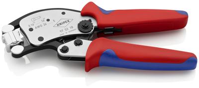 KNIPEX Клещи для обжима наконечников проводов Мульти-регулируемые 9753-18