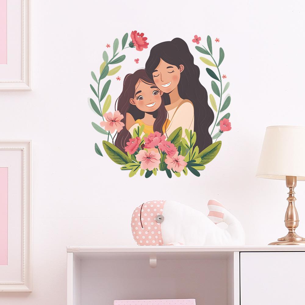 Fun-f145 Мультяшная гирлянда ко Дню матери для детской спальни, торгового центра, коммерческого фона, ландшафтного дизайна, настенных наклеек