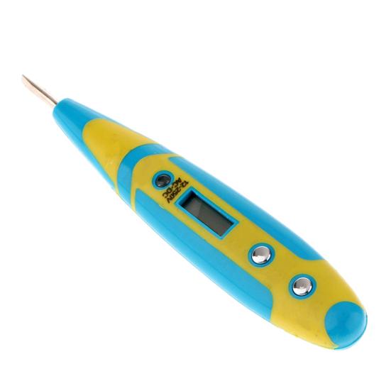 12-250 В переменного и постоянного тока бесконтактный ЖК-дисплей тестер электрического напряжения детектор измерительная ручка