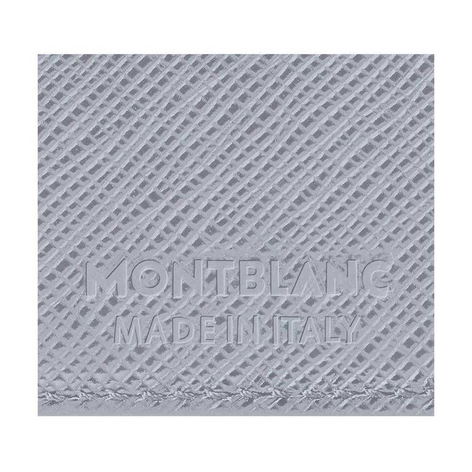 Montblanc Meisterstück Collection Logo Leather Wallet Men wallet Gray 198211