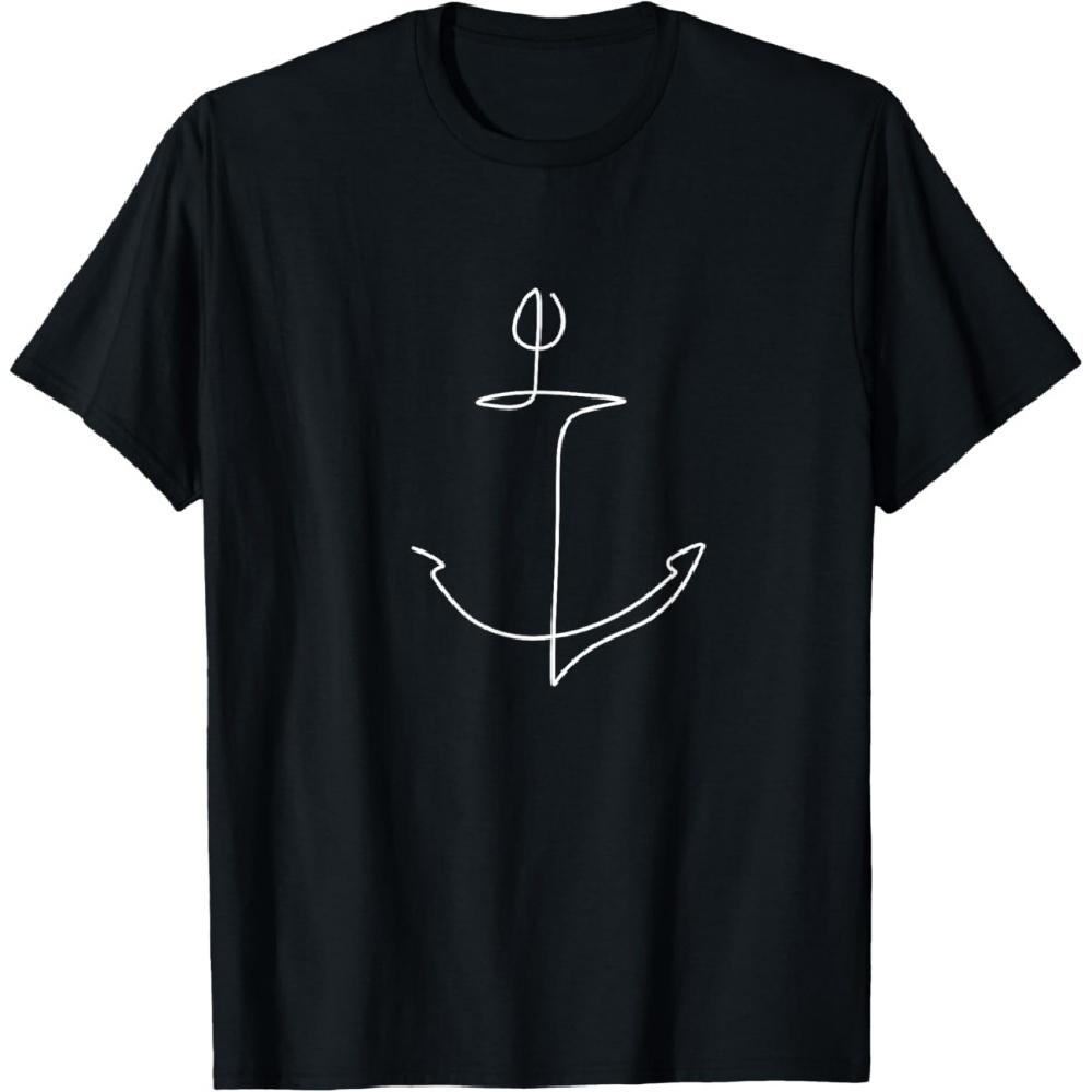 Anchor Maritime Sailor Sailor Yacht Sail Travel Motif T-Shirt