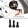 4pcs Black Car Vacuum Tire Valve TR412/TR413/TR414 Wheel Valves Tubeless Tyre Valve