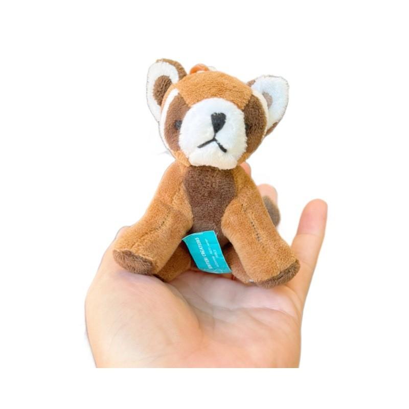 Forest Animal Plush Keychain With Pp Cotton Filling For Kids And Collectors