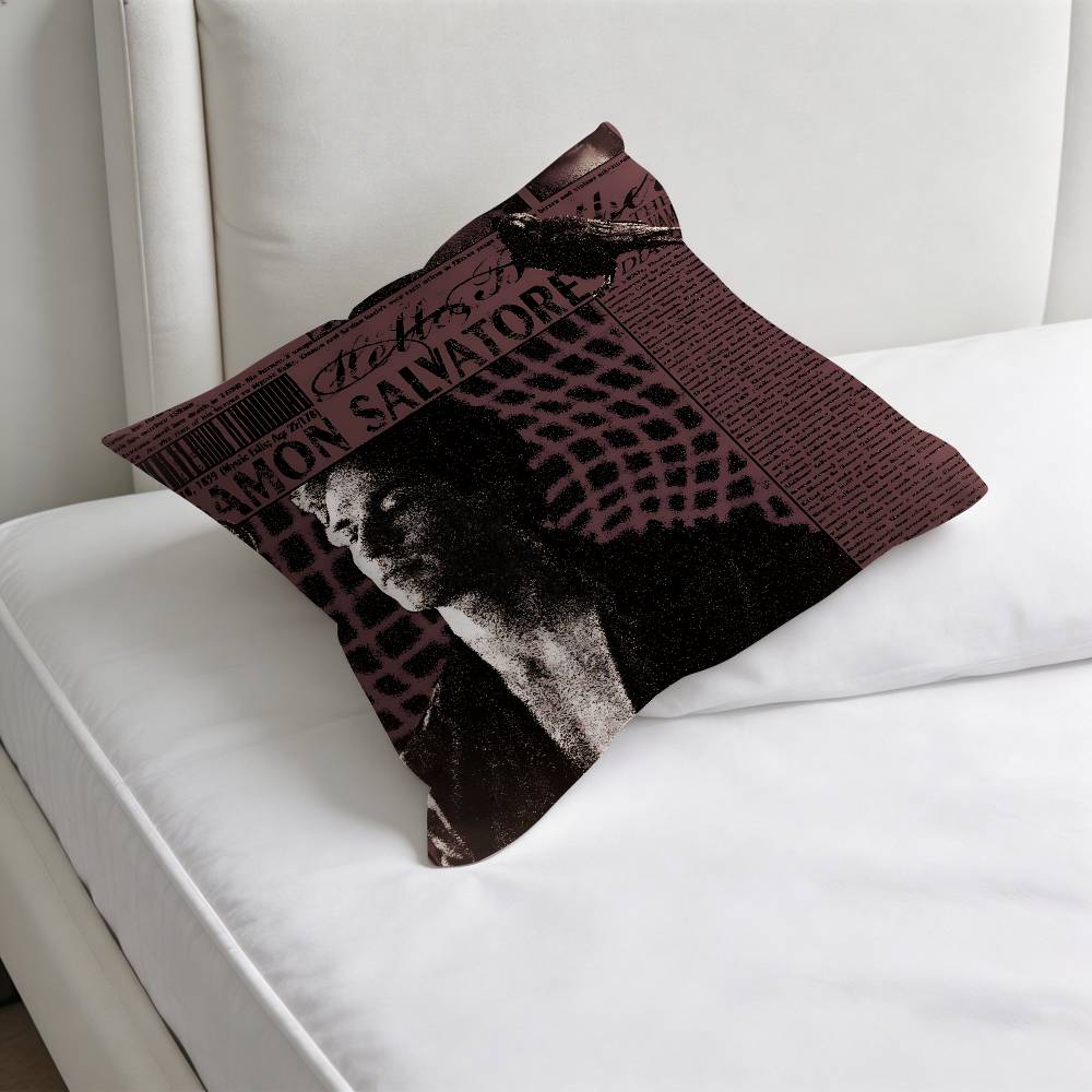 The VVampire DDiaries Decorative Square Pillow Cover Modern Cushion Case for Living Room Bedroom