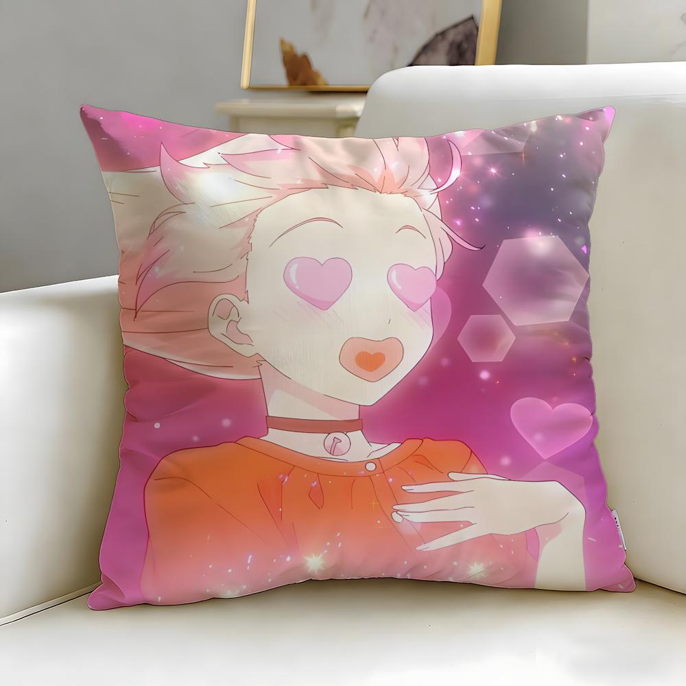 anime Witch Watch2 Cushion Cover Soft EasyWash Pillow Case Versatile for Couch Bed Travel and Office