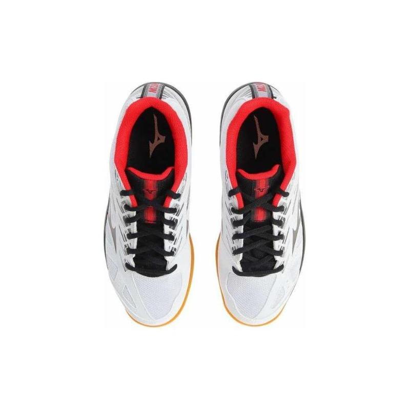 Mizuno Кроссовки для бадминтона/волейбола Sky Blaster 2 Белый/Черный/Красный Унисекс 71GA204509