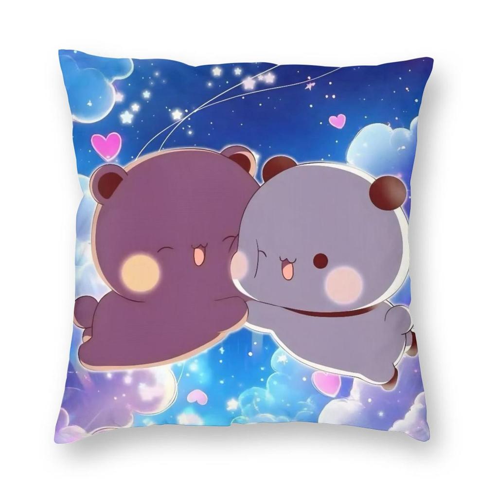 Cartoon Cute Bubu Dudu Christmas Pillowcase Double-Sided Printing Cushion Cover Decoration Pillow Case Cover Bedroom Zipper