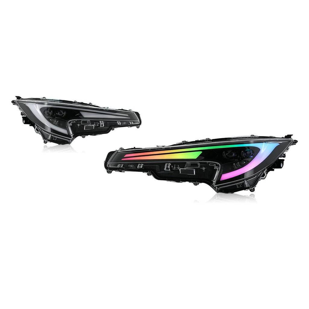 Совместимая светодиодная фара в сборе для Toyota Levin 19-26: RGB Дневные ходовые огни и Последовательные указатели поворота
