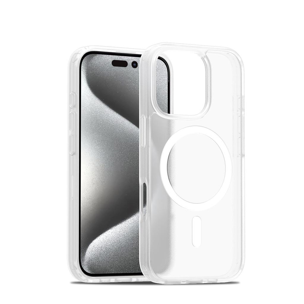 Подходит для нового чехла для мобильного телефона Apple iPhone17promax Два в одном Магнитный Матовый Полный пакет Защитный чехол от падений