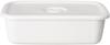 Контейнер для хранения Nodahoro WFM-L, эмалированный, термостойкий, прямоугольный, глубокий, большой, с герметичной крышкой, белая серия, сделано в Японии