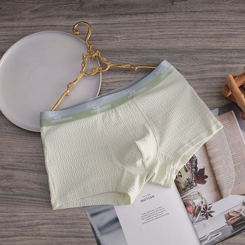 Новое хлопковое нижнее белье, мужские молодежные шорты, студенческие боксеры