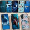 Ferocious Shark Animal For Redmi Note 12 Pro Plus Cover For Redmi Note 10 8 9 11 Pro 12S 11S 10S 9S 9C 10C 12C Case