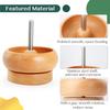 Bead Spinner for Jewelry Making, Effortless Rotating Wooden Clay Bead Spinner, Beading Supplies for Making Waist,Bracelets, Necklace