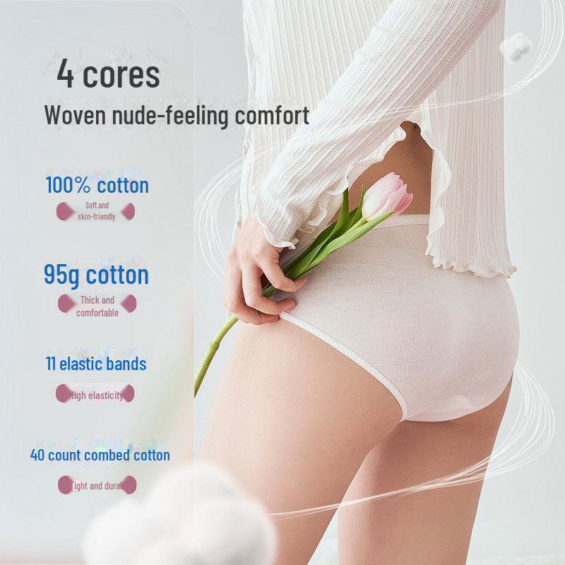 Одноразовое нижнее белье из чистого хлопка Zichu для беременных и путешествий