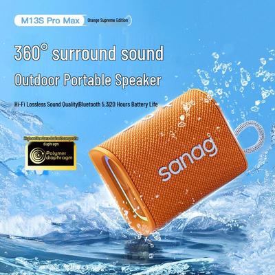 Портативная Bluetooth-колонка Saina M13S Pro Max, штекер CN (адаптер в комплекте)