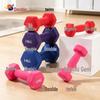 Dipped Cast Iron Home Fitness Dumbbells