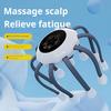 Массажер для головы Octopus, 5 режимов, таймер автоматического отключения, перезаряжаемый электрический массажер для кожи головы
