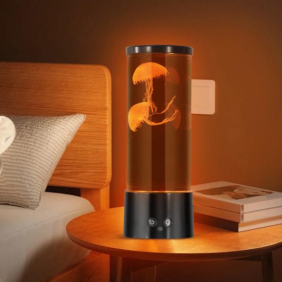 Светодиодная лампа-медуза 17 цветов, свет для аквариума с медузами с пультом дистанционного управления, аквариум 'Фантазия'