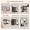 No-Drill Wall-Mounted Pot Lid & Cutting Board Holder