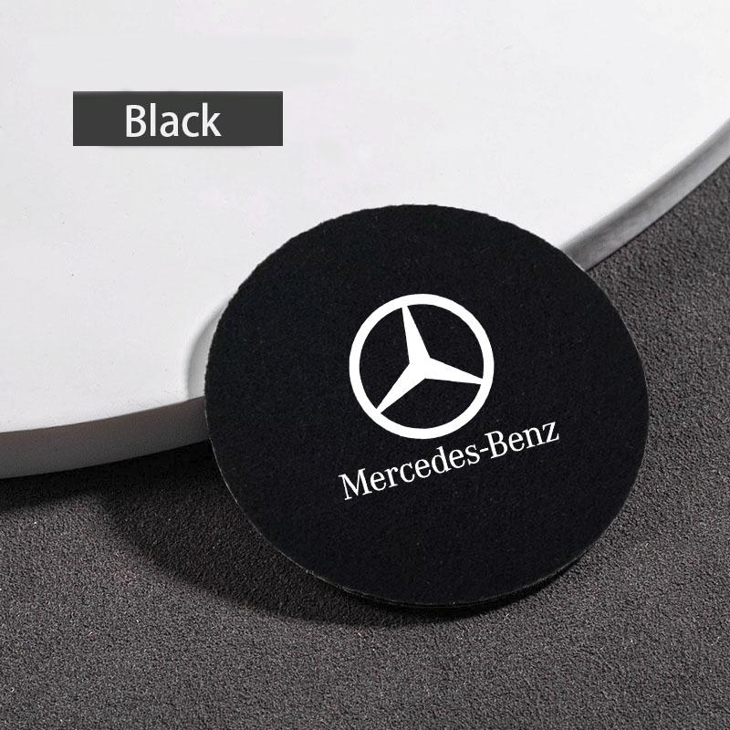 DDE2   Non-slip Car Water Cup Pad Coaster Anti-skid Cup Holders For Mercedes benz E GLK CLS A W204 W213 W221 ML ABR c200 Accessories