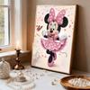 Disney Жемчужная живопись Минни Арт Набор для жемчужной живописи Жемчужное искусство Настенный декор Ручная работа Подарок Декор для дома или офиса
