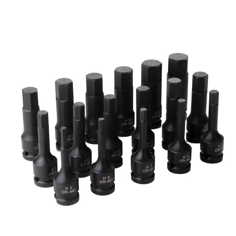 Пневматический 1/2" шестигранный ключ H-типа бит H11 H19