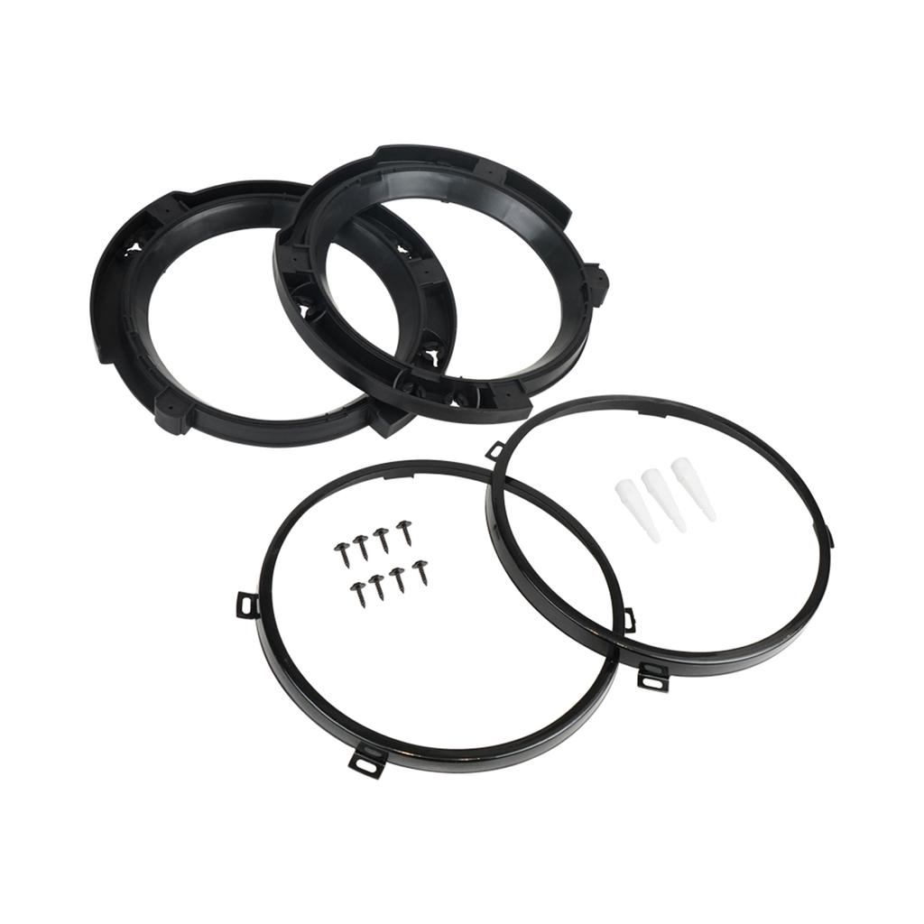1 Pair Headlight Mounting Bracket Ring Set 7 Inch Replacement for Jeep Wrangler JK 2007-2017
