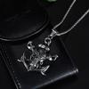 Европейские и американские ювелирные изделия Титановая сталь Хип-хоп ожерелье Подвеска в виде якоря пиратского корабля Длинный стиль