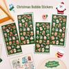 Adorable 3D Christmas Stickers: Santa & Cartoon Designs for DIY Journals